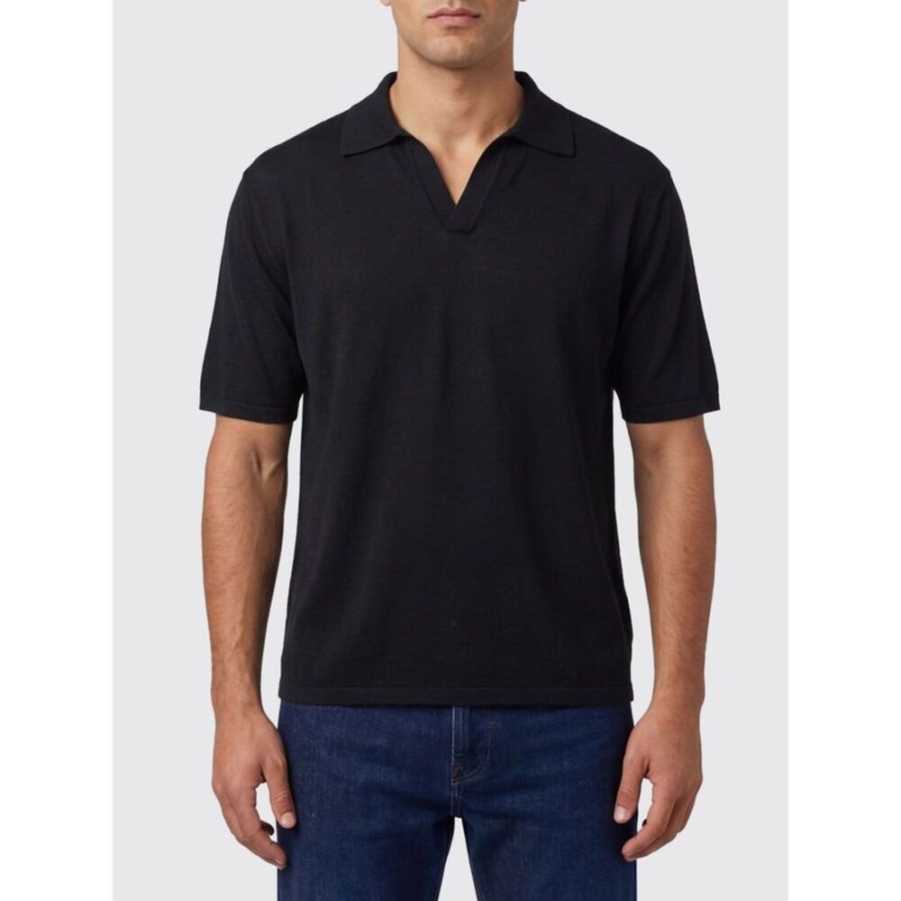 Roberto Collina Polo Shirt Men Black
